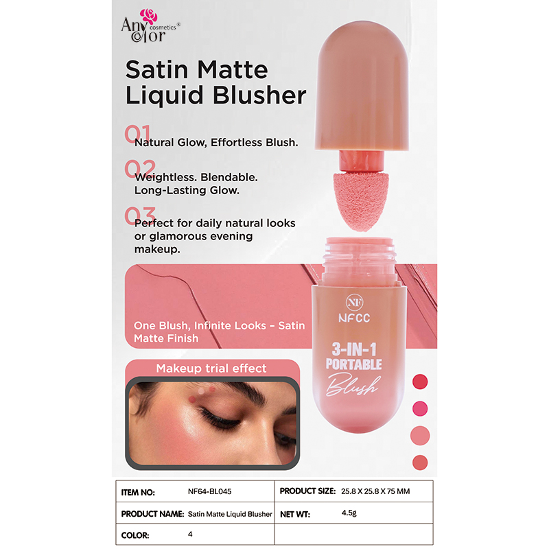 Satin Matte Liquid Blusher