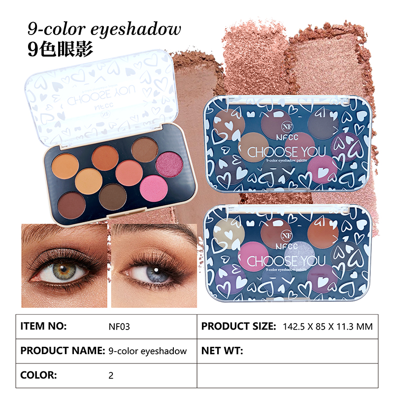 9-color eyeshadow