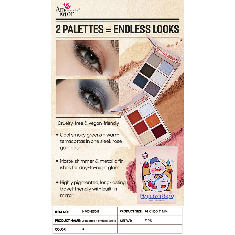 2 PALETTES = ENDLESS LOOKS